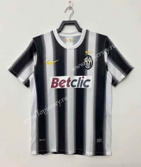 Retro Version 11-12 Juventus Home Black&White Thailand Soccer Jersey AAA-811