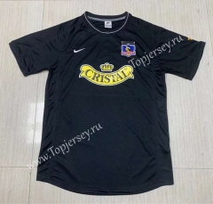 Retro Version 00-01 Colo-Colo Away Black Thailand Soccer Jersey AAA-512
