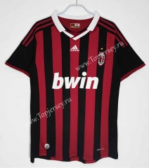 Retro Version 09-10 AC Milan Home Red&Black Thailand Soccer Jersey AAA-C1046