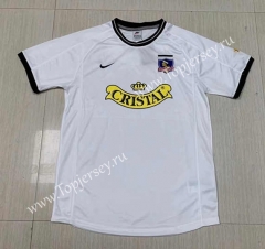 Retro Version 00-01 Colo-Colo Home White Thailand Soccer Jersey AAA-512