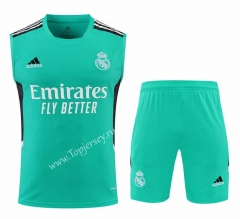 2022-2023 Real Madrid Green Thailand Soccer Vest Uniform-418