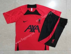 2022-2023 Liverpool Red Short-sleeved Thailand Soccer Tracksuit-815