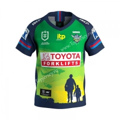 2022-2023 NRL Native Version Raiders Green Thailand Rugby Jersey