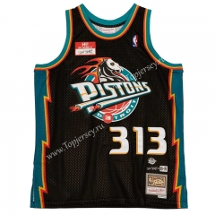 Eminem Detroit Pistons x Mitchell & Ness BR REMIX Black NBA Jersey
