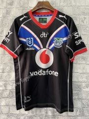 2022-2023 New Zealand Warriors Black Thailand Rugby Jersey