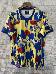 2022-2023 NRL Parramatta Eels  Yellow&Blue Thailand Rugby Jersey