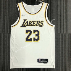 AU Player Version Los Angeles Lakers White #23 NBA Jersey-311