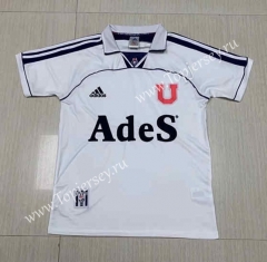 Retro Version 00-01 Universidad de Chile Away White Thailand Soccer Jersey AAA-512