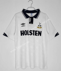 Retro Edition 91-93 Tottenham Hotspur Home White Thailand Soccer Jersey AAA-C1046