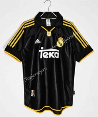 Retro Edition 99-01 Real Madrid Away Black Thailand Soccer Jersey AAA-C1046