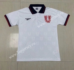 Retro Version 1998 Universidad de Chile Away White Thailand Soccer Jersey AAA-512