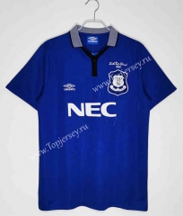 Retro Version 1995 Everton Home Blue Thailand Soccer Jersey AAA-C1046