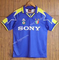 Retro Version 95-96 Juventus Blue Thailand Soccer Jersey AAA-SL