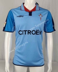 Retro Version 02-04 Celta de Vigo Away Blue Thailand Soccer Jersey AAA-503