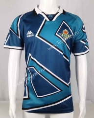 Retro Version 95-97 Real Betis Away Blue Thailand Soccer Jersey-503