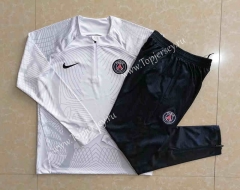 2022-2023 Paris SG White Thailand Soccer Tracksuit -815