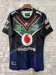 2022-2023 Native Version New Zealand Warriors Black Thailand Rugby Jersey