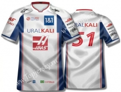 White #51 Formula One Racing Suit
