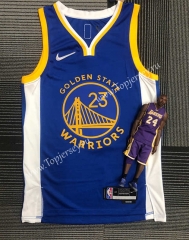 75th Anniversary Warriors Blue #23 NBA Jersey-311