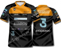 McLaren Yellow&Black #3 Formula One Racing Suit