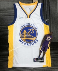 75th Anniversary Warriors White #23 NBA Jersey-311