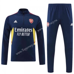 2022-2023 Arsenal Royal Blue Thailand Soccer Tracksuit-4627