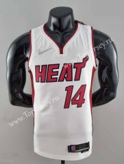 75th Anniversary Miami Heat White #14 NBA Jersey-SN