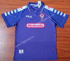 Retro Version 1998 Fiorentina Purple Thailand Soccer Jersey AAA-912