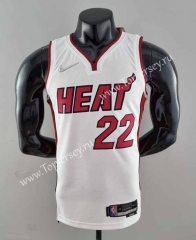 75th Anniversary Miami Heat White #22 NBA Jersey-SN