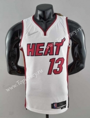 75th Anniversary Miami Heat White #13 NBA Jersey-SN