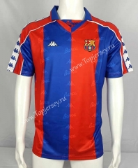 Retro Version 92-95 Barcelona Home Red&Blue Thailand Soccer Jersey AAA-503