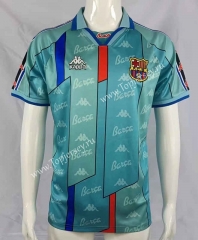 Retro Version 95-97 Barcelona Away Blue Thailand Soccer Jersey AAA-503