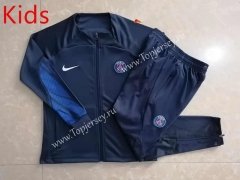 2022-2023 Paris SG Royal Blue Kids/Youth Soccer Jacket Unifrom-815