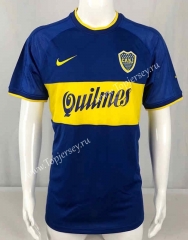 Retro Version 00-01 Boca Juniors Home Blue Thailand Soccer Jersey AAA-503