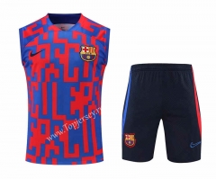 2022-2023 Barcelona Blue&Red Thailand Soccer Vest Uniform-418