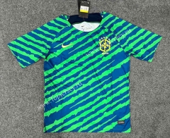 2022 World Cup Brazil Geen Thailand Training Soccer Jersey AAA-GB