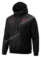 2022-2023 Liverpool Black Trench Coats With Hat-815