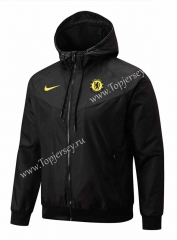 2022-2023 Chelsea Black Trench Coats With Hat-815
