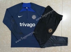 2022-2023 Chelsea Royal Blue Thailand Soccer Tracksuit-815