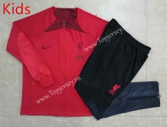 2022-2023 Liverpool Red Kids/Youth Soccer Jacket Uniform-815