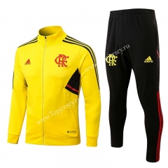 2022-2023 Flamengo Yellow Thailand Soccer Jacket Uniform-815