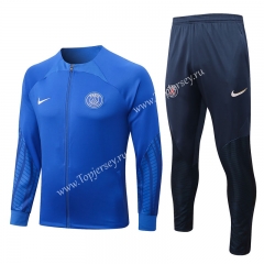 2022-2023 Paris SG Camouflage Blue Thailand Soccer Jacket Unifrom-815