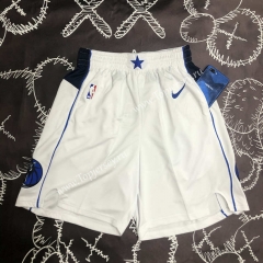 Dallas Mavericks White NBA Shorts-311