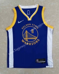 2022-2023 Hot-press Golden State Warriors Blue #11 NBA Jersey-815