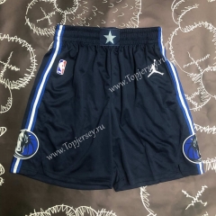 Jordan Dallas Mavericks Black NBA Shorts-311