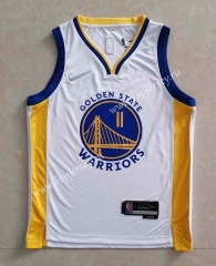 2022-2023 Hot-press Golden State Warriors White #11 NBA Jersey-815