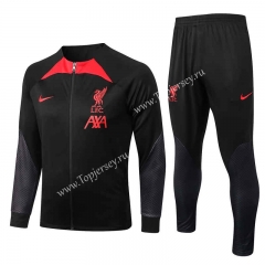 2022-2023 Liverpool Black Thailand Soccer Jacket Uniform-815