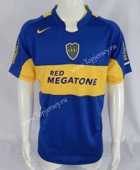 Retro Version 05-06 Boca Juniors Home Blue Thailand Soccer Jersey AAA-503