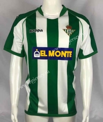 Retro Version 01-02 Real Betis White&Green Thailand Soccer Jersey-503