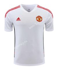 2022-2023 Manchester United White Thailand Soccer Jersey-418